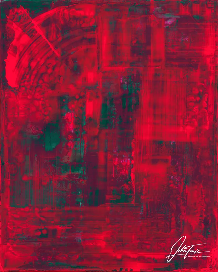 binary rudeness — Epoxidharz & Acryl, 150 × 120 × 5 cm