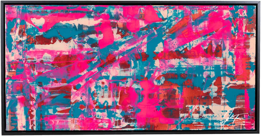 G.u.i.l.t.Y! — Epoxidharz & Acryl, 50 × 100 × 2 cm