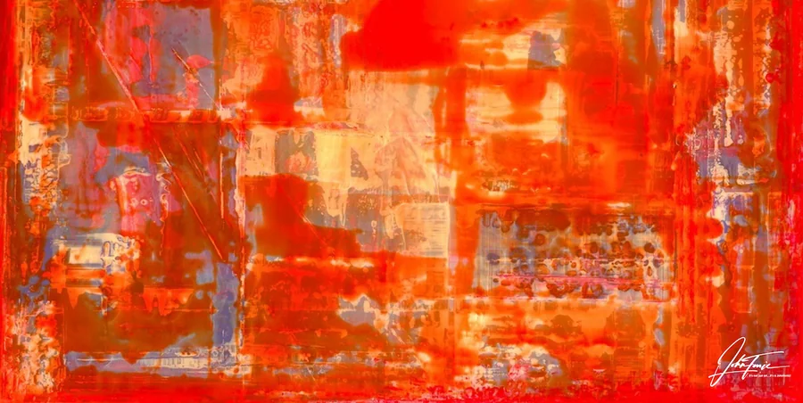 KICK of SUCCESS — Epoxidharz & Acryl, 150 × 120 × 5 cm