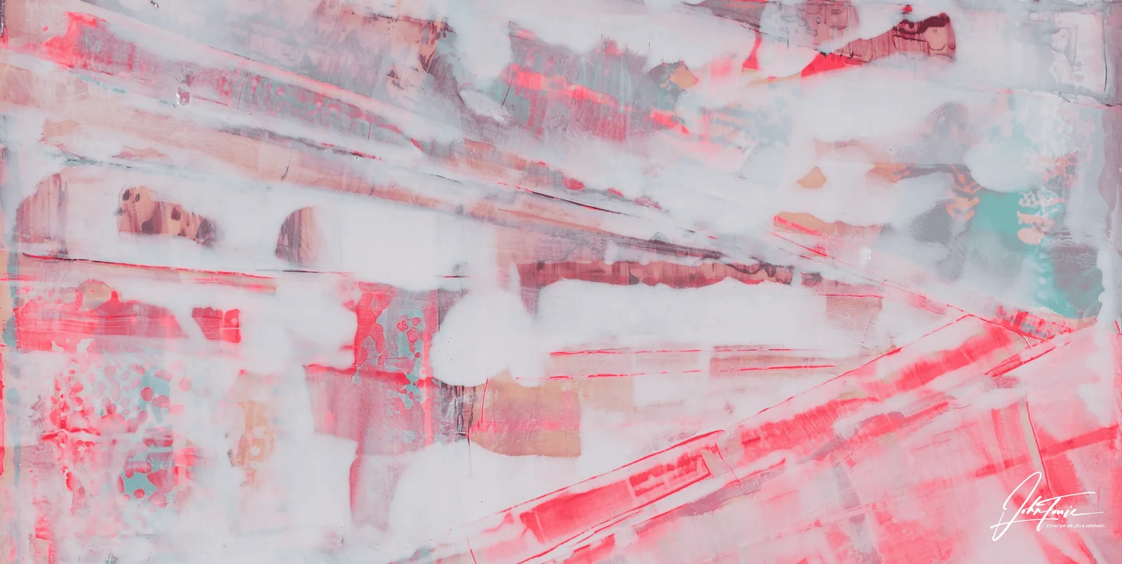 KOI — Epoxidharz & Acryl, 120 × 200 × 5 cm